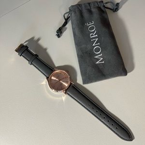 Rose Gold and Gray Watch